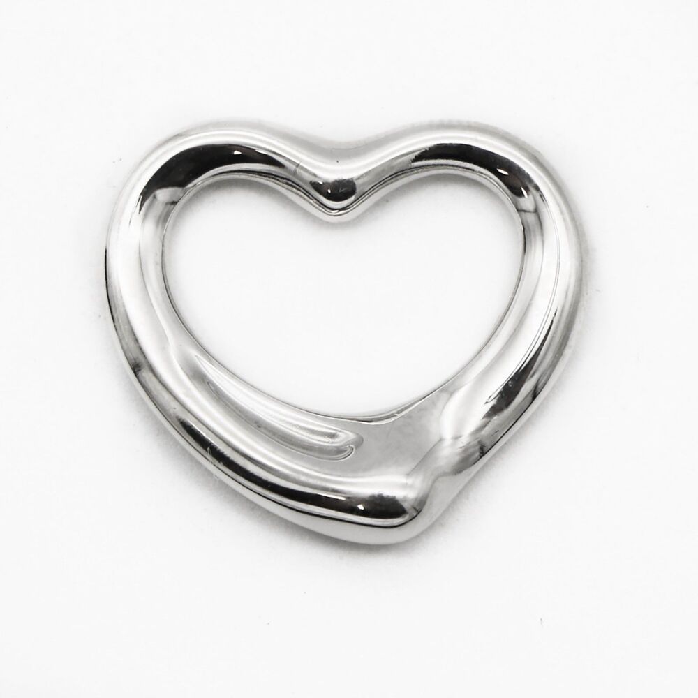 Tiffany & Co. 925 Elsa Peretti Open Heart 22mm Pendant